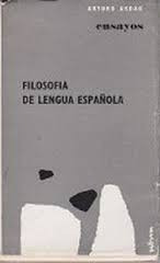 Libro Filosofía De Lengua Española