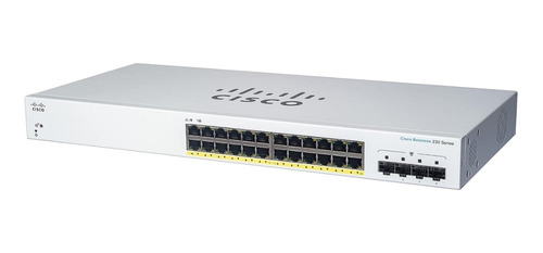 Switch Cisco Cbs250-24t-4g De 24 Puertos Gigabit Adm L3 4sfp