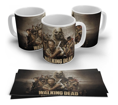 Taza Plastica Sublimada The Walking Dead Serie #659