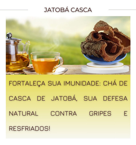 Jatobá Casca Rasura 100% Natural 30g