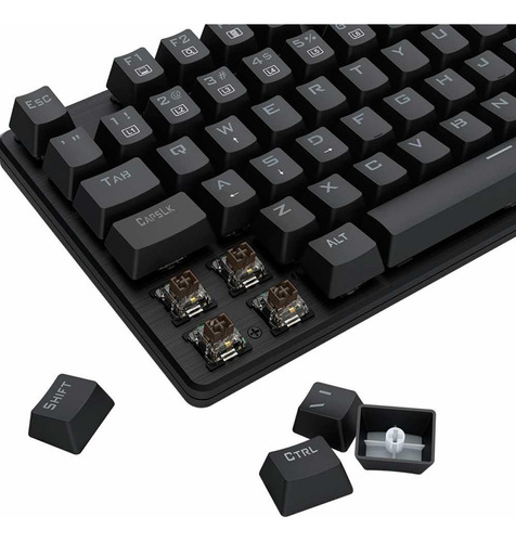 Teclado Mecânico Rgb Redragon Valheim Switch Marrom K608-r