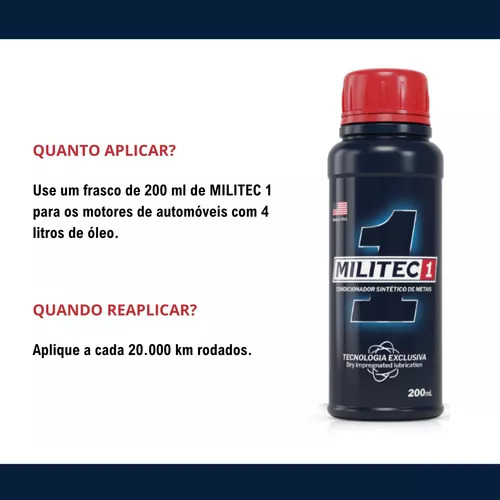 3un. Militec-1 Condicionador De Metais200ml-original