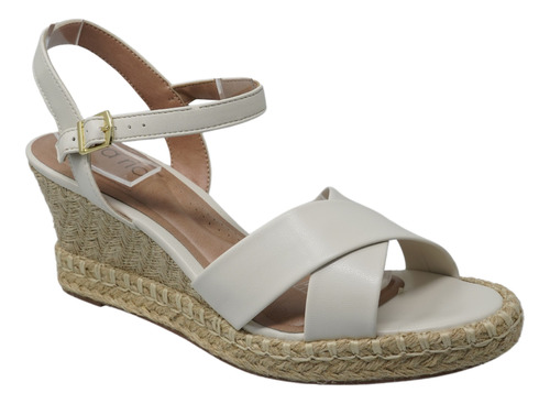 Sandalias Blancas Casuales Zapatos Mujer Beira Rio 8486108