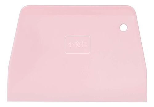 Raspador Plastico Trapezoidal Rosa Para Tarta Tamaño: 5.1  X