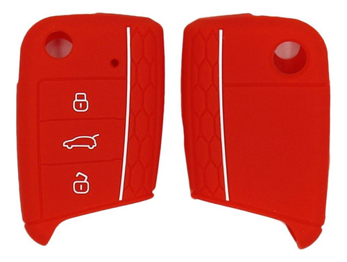 Capa Protetora Flod Key Silicone 3 Botões Para 2017