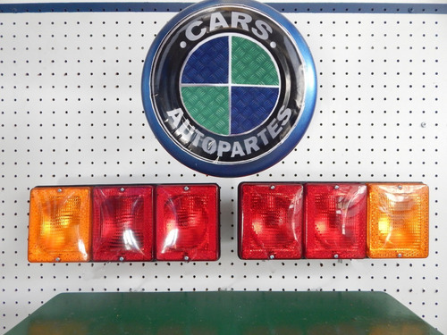 Juego Faros Traseros Triples Universales Camion.- Trailers -