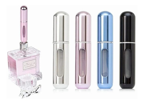 4 Piezasbotella Recargable Perfume - Atomizador Portátil 5ml