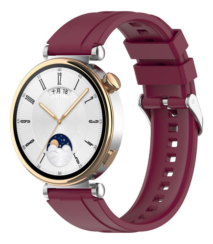 Correa De Reloj Rojo Vino Para Huawei Watch Gt4