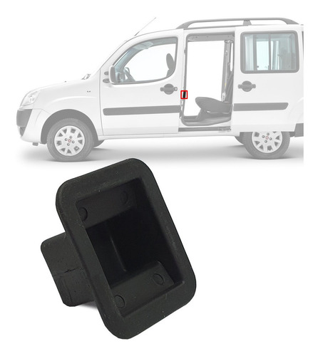 Bucha Guia Central Porta Lateral Correr Fiat Doblo 2007