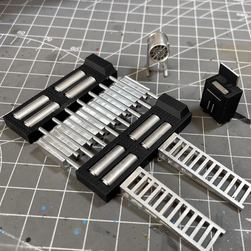 Juego De Maquetas Diorama 1:64 De Herramientas Para Garaje Y