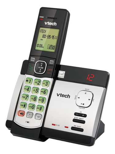Teléfono VTech VS112-27 inalámbrico con Bluetooth - color gris/negro