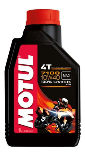 Aceite Moto Sintetico 4t 7100 10w40 Motul 1l