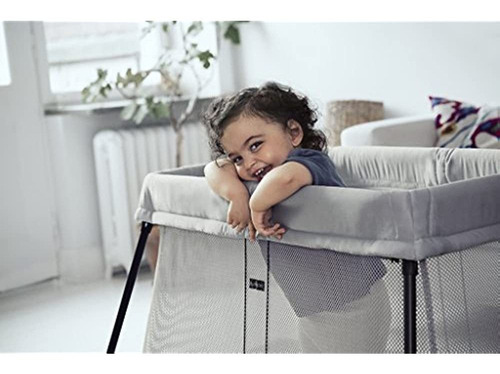 Paquete De Luz Para Cuna De Viaje Babybjorn - Plata + Sábana