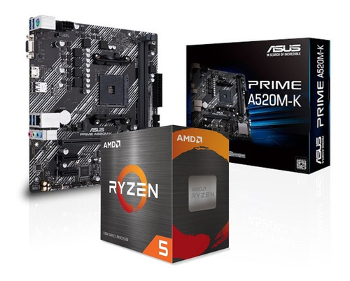 Combo Actualizacion Ryzen 5 3600 + Mother Asus A520m-k