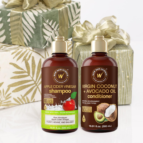 Wow Skin Science Conjunto De Shampoo E Condicionador De Vina