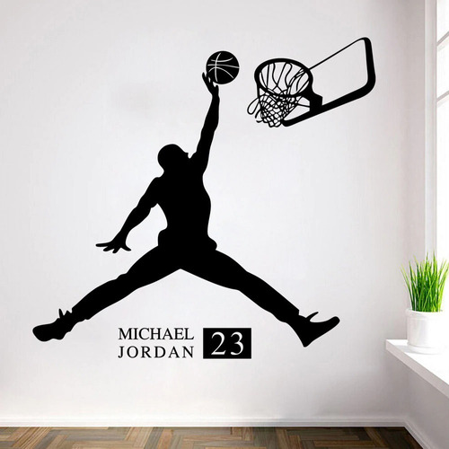 Vinilo Decorativo Michael Jordan 23 Bulls Vinilandia