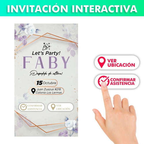 Invitación Digital Para Despedida De Soltera Minimalista 