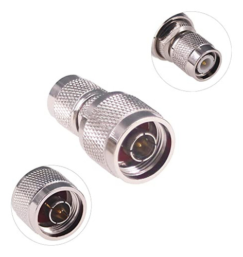 Pack De 2 Adaptadores Tnc A N Tipo Rf Coaxial