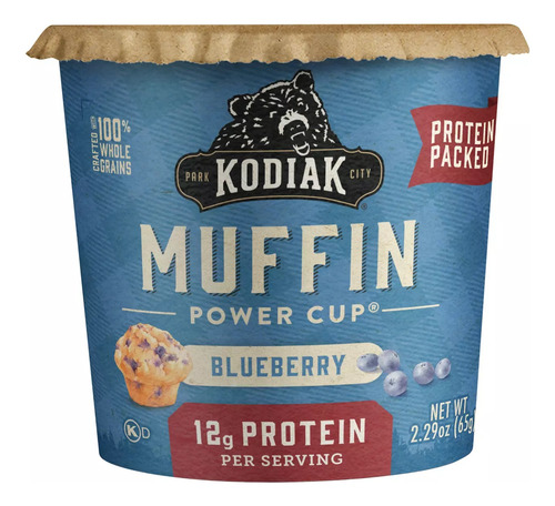 Kodiak Muffin Protein-packed Blueberry 65 G (4pz)