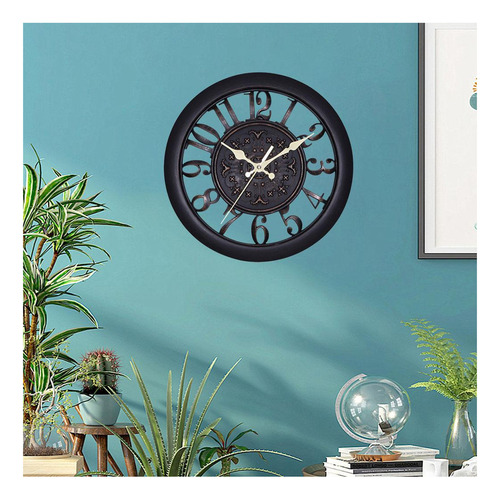 Shaoke Reloj Redondo Decorativo Moderno Que No Marca El