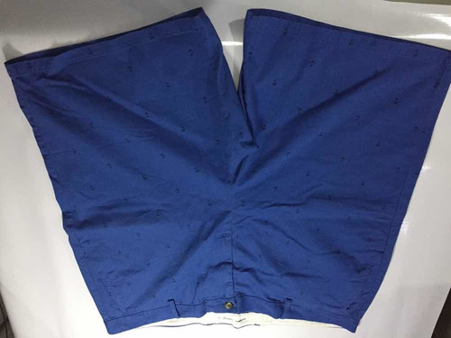 Imagem 3 de 5 de Bermuda Old Navy Usa Tamanho Grande 56 Azul Estampa Ancora