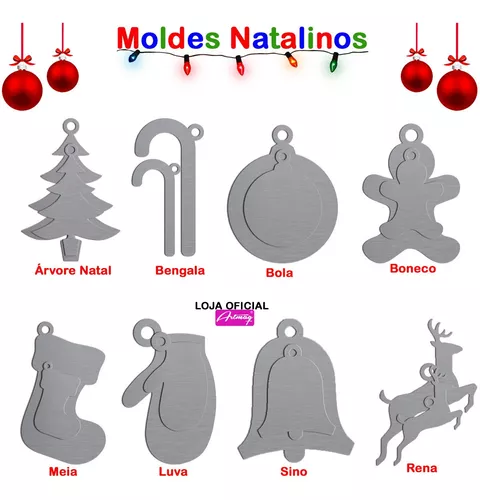 Kit Natal + 100 Moldes Totalmente Grátis