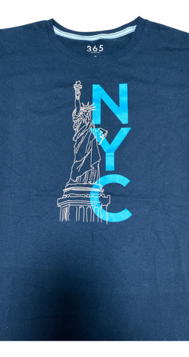 Playera Hombre Estampado Moda Basic