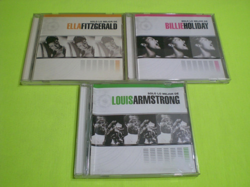 Solo Lo Mejor De Holiday - Fitzgerald - Armsytrong 3 Cds 