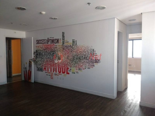 Imagem 11 de 30 de Sala Comercial Em Condomínio Com 146,50 M2 De Área Útil, 4 Wc´s, 4 Vagas No Bairro Paraíso, Santo André. - 3947
