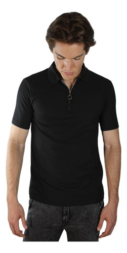 Polo Camisero Con Cierre Slim Fit Fast Style