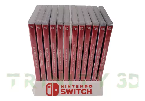 Capa de jogo Switch com 24 suportes para jogos compatíveis com