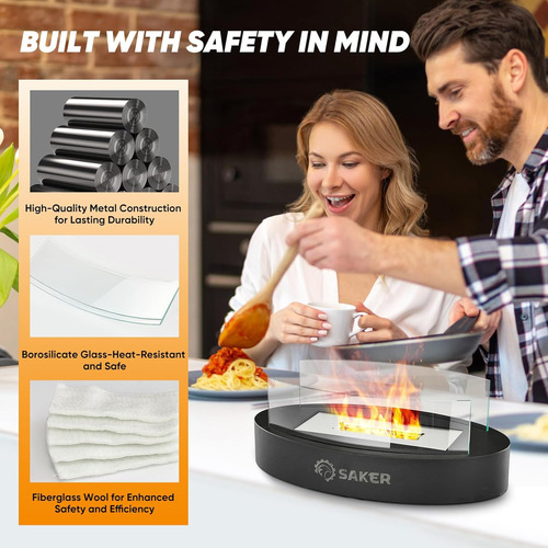 Saker Fogata De Mesa Kit Portátil Para Hacer Olores Para In