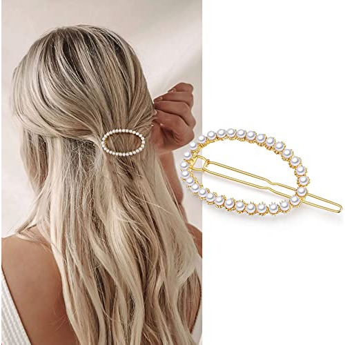 Youvelst Small Pearl Hair Barrette Pelo Hecho A Mano Rkljm