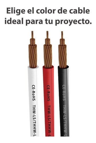 Imagen 5 de 5 de Kit 3 Cajas 100 Mts Cable Blanco,negro,rojo Cal 12 Condumex