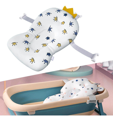. Almohadilla For Bañera Infantil, Antideslizante, Suave