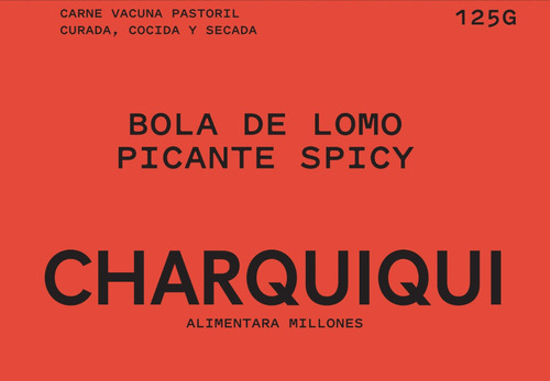 Charquiqui 125g A Granel Novillo Bola De Lomo Spicy