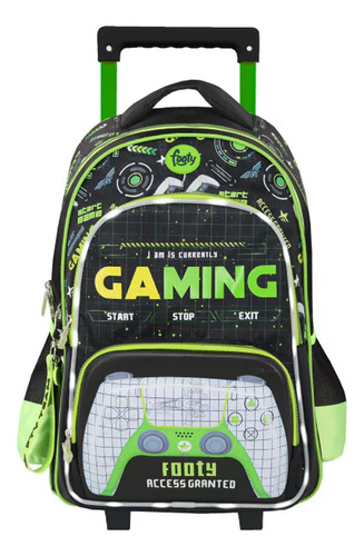 Mochila Gaming Up 45cm Carro 18 Colegio Luz Footy Primaria