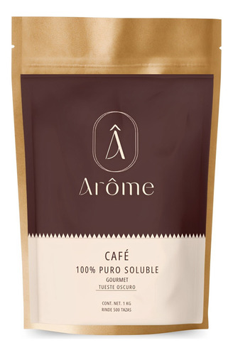 Café Soluble Gourmet Arome 100% Puro Tueste Oscuro 1 Kg