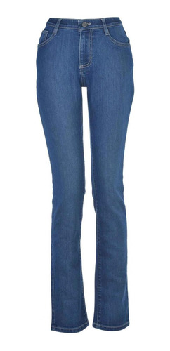Imagen 1 de 7 de Pantalon Jeans Vaquero Wrangler Mujer Cintura Alta Ro43