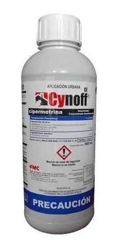 Insecticida Cynoff Ce 960 Ml Cipermetrina