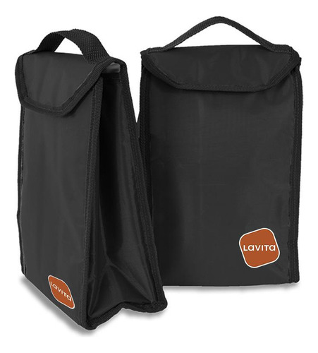 Bolsa Térmica Lavita Lanche 4,5 L Preta