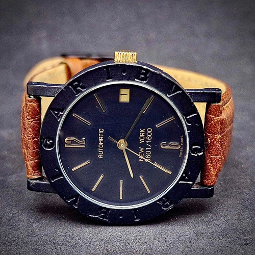 Relógio Bvlgari Carbongold Limited Edition - New York Preto Marrom Preto Preto (Usado)