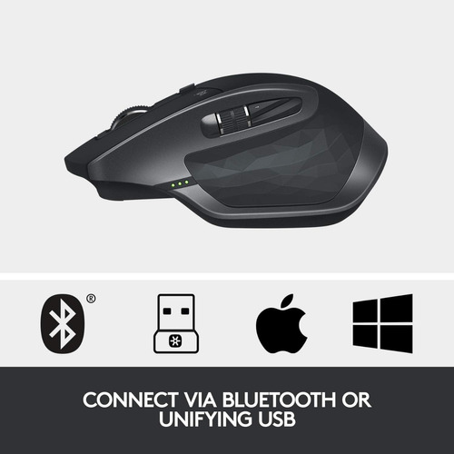 Mouse Logitech Mx Master 2s Raton Bluetooth Usb Pc Mac