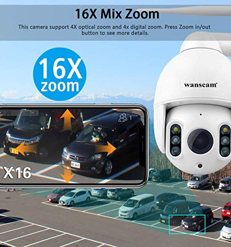 Ip Seguridad Ptz Camara Acampar Full Hd 1080p 16 Zoom Ir Tf