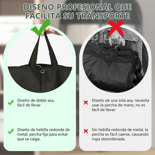Juego De 3 Bolsas Para Trajes, 60 X 130 Cm, Funda De Vestido
