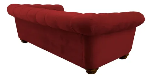 Sofa Florencia 3 Cuerpos Tela Velvet - Latam Home