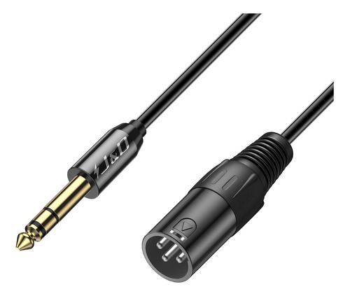 J&d Cable De 1/4 A Xlr, Trs De 0.250in (1/4 Pulgadas) A Xlr