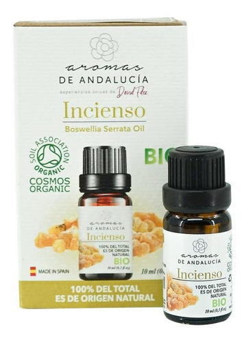 Aceite Esencial Bio Andalucia Aroma A Incienso 10 Ml