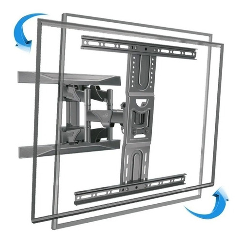 Imagem 2 de 3 de Suporte ELG A02V6N de parede para TV/Monitor de 32" até 75" preto