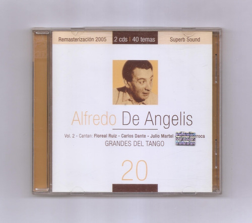 Alfredo De Angelis Vol. 2 Grandes Del Tango 2cd Usado